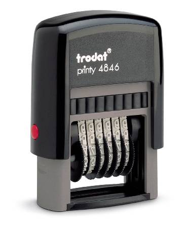 4846 trodat ® Printy™ numéroteur, encrage noir