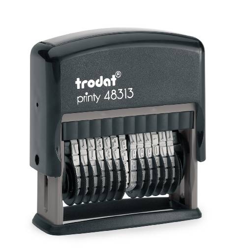 48313 trodat ® Printy™ numberer, ink pad black