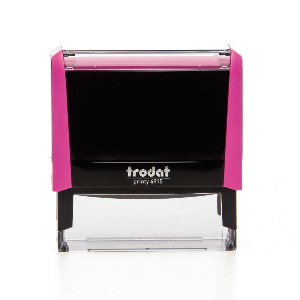 4915 trodat® Printy™ 4.0 text stamp (purple), ink pad black (6 lines)