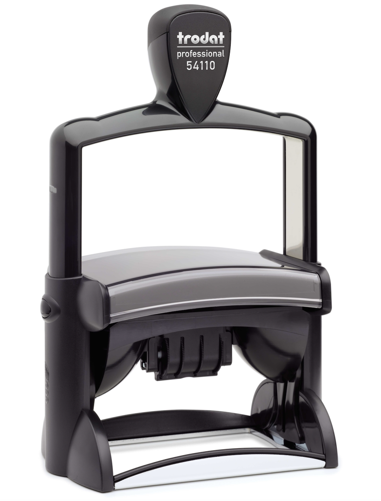 54110 trodat® Professional™ dateur Néerlandais avec texte, encrage noir (5 + 5 lignes)