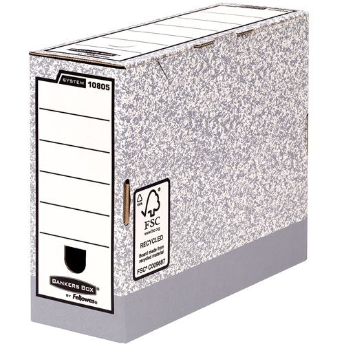 Bankers Box® System boîte d'archives A4 100 mm gris