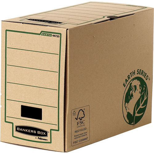 Bankers Box® boite d’archives A4+ Earth Series dos de 200 mm brun