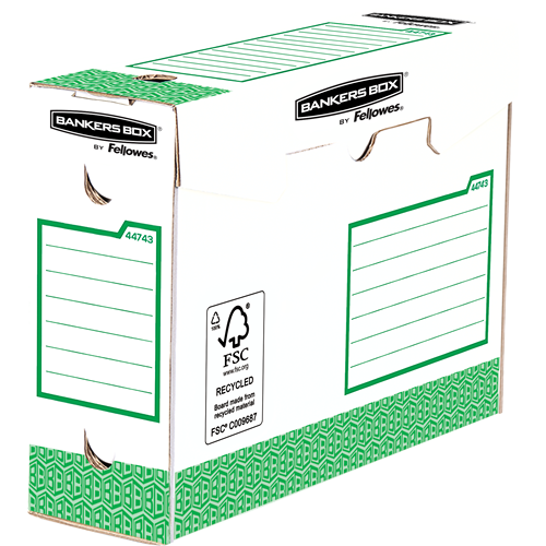 Bankers Box® Basic Heavy Duty 100 mm A4+ transfer file green 20 pk