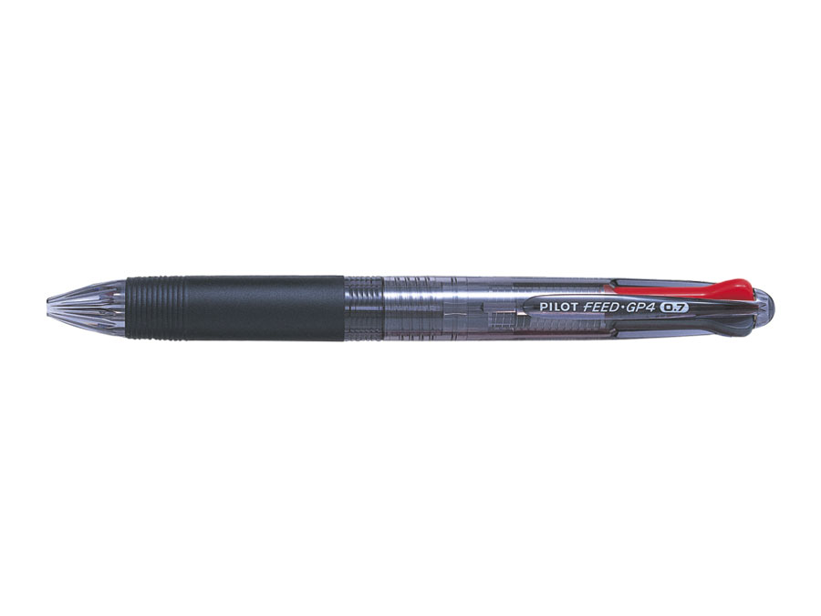 Begreen Feed GP4 stylo bille 4 couleurs noir design pointe medium