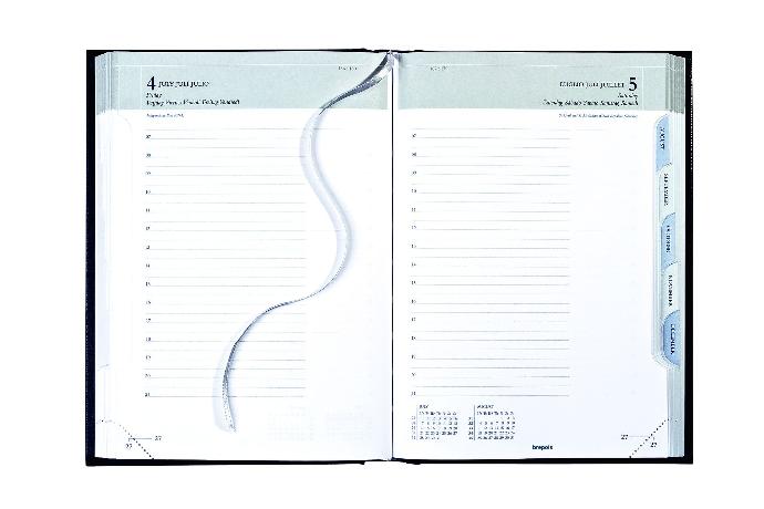 Agenda de bureau Minister 1 jour par page, papier blanc