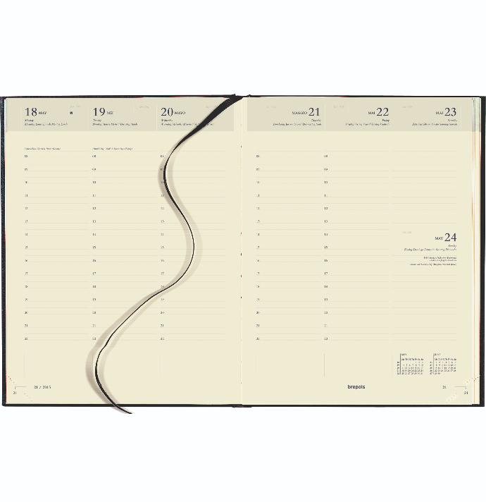 Agenda de bureau Concorde semainier, papier chamois