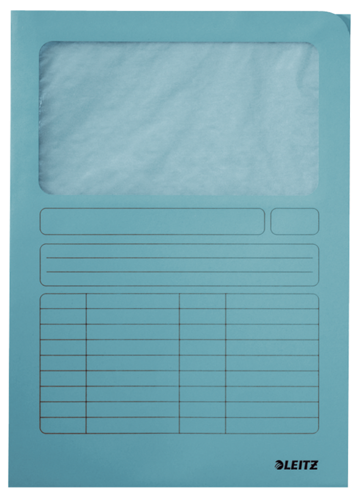 Chemise à  fenêtre Leitz