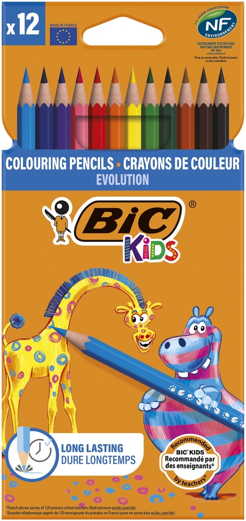 BIC Kids Evolution ECOlutions colouring pencils