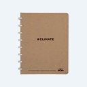 Cahier Atoma A5 5mm quadrillé 72feuilles Climate