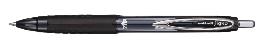 Signo 207 retractable gel ink rollerball black