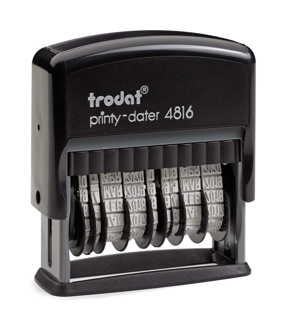 4816 trodat® Printy™ double dateur Allemand, encrage noir