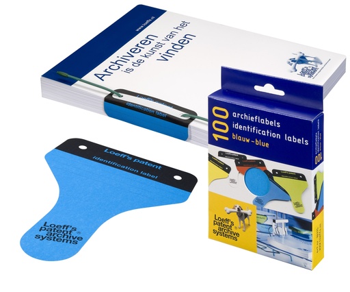 Loeffs ETIQUETTES D´ARCHIVAGE BLEUES 100 PK