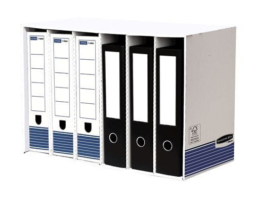 Bankers Box® file store module white/blue