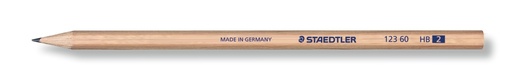STAEDTLER Crayon bois naturel 123 60 noir