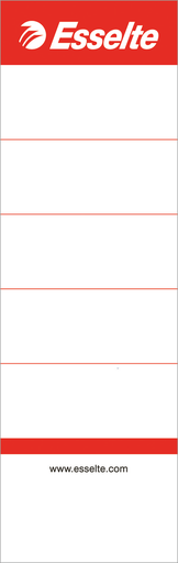 Etiquettes de dos Esselte pour classeurs à  levier PP 75 mm